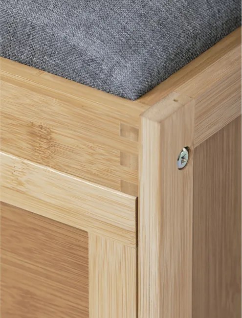 Bambusový botník prírodný DR-N1014 GREY2