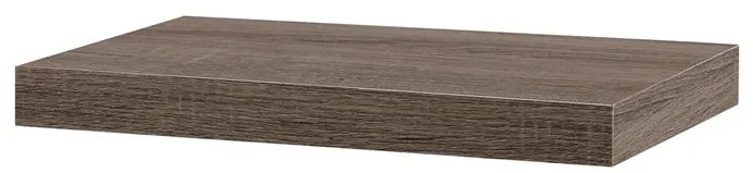 BONTEC Polička, mdf, čierna, P-023 BK Farba: Hnedá