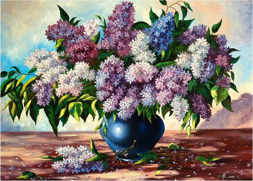 Obraz - Kytica orgovánu (70x50 cm)
