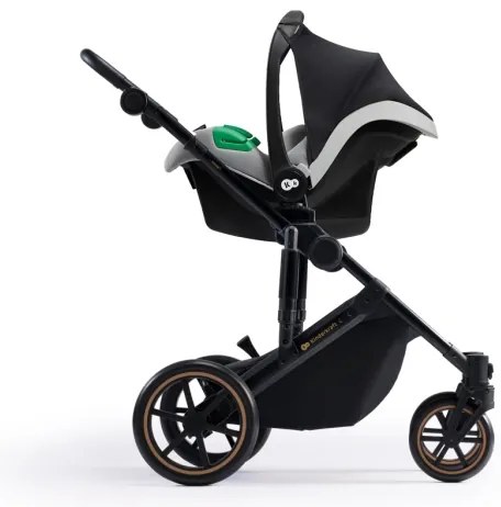 KINDERKRAFT SELECT - Kombinovaný kočík 3v1 PRIME 2 Premium Shadow grey