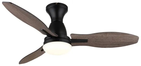 Globo 03671B - LED Stm. stropný ventilátor GALE LED/22W/230V 3000/4500/6000K +DO