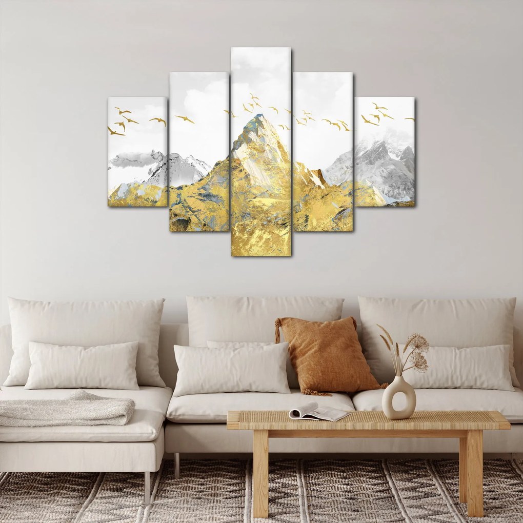 Obraz - Zlatá hora (150x105 cm)