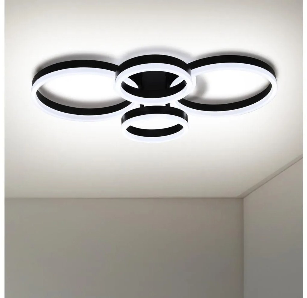 Brilagi - LED stmievateľné stropné svietidlo ORBITS LED/49W/230V 3000-6000K + DO BRXL35111/S-49W/CR