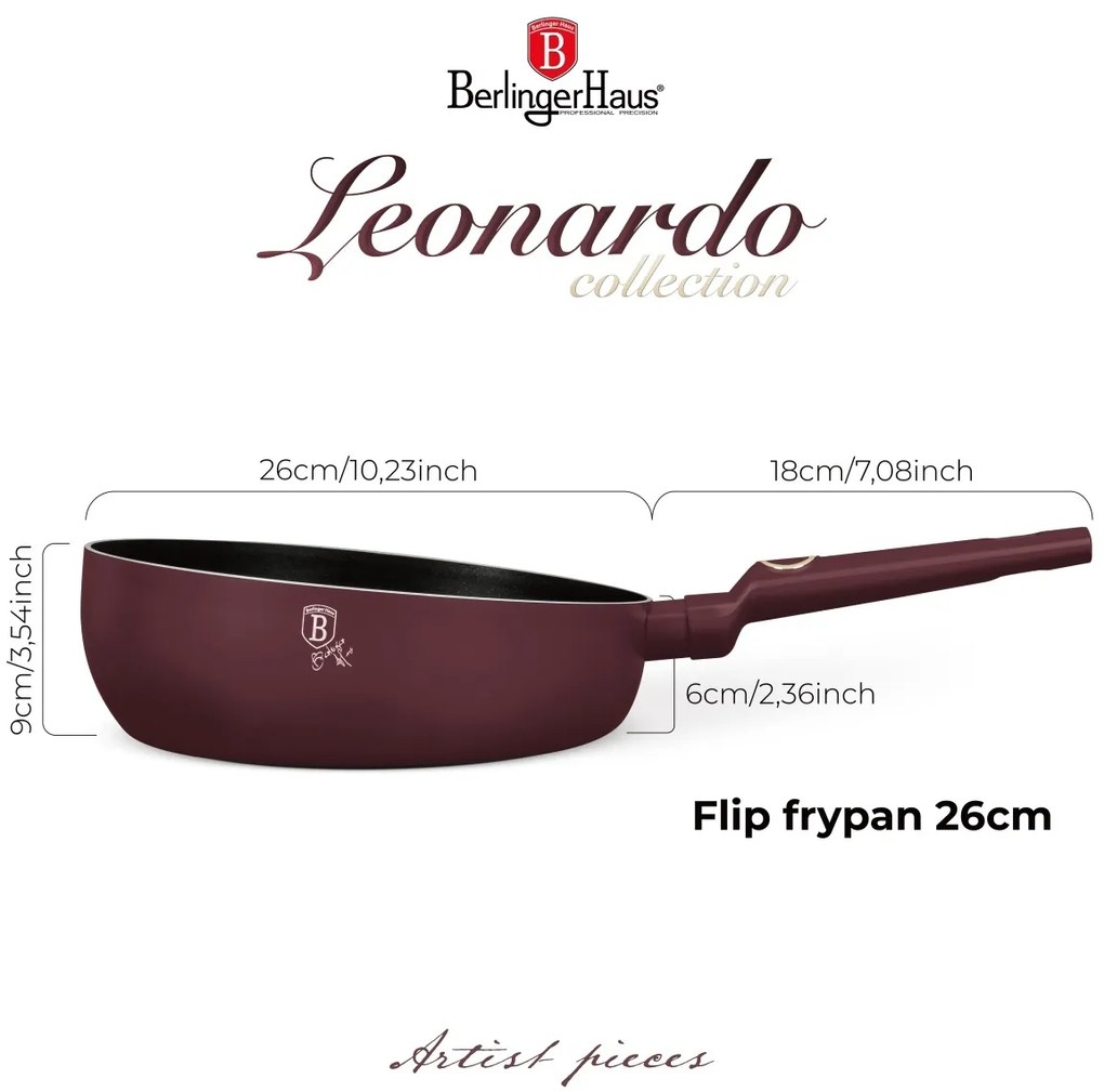 BerlingerHaus Flipová panvica Leonardo 26 cm