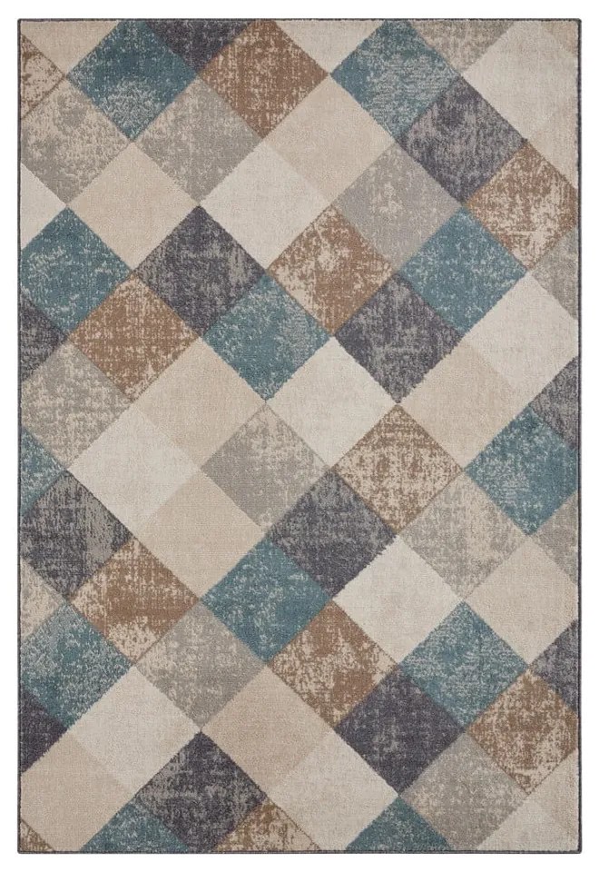 Modrý/béžový koberec 160x235 cm Terrain – Hanse Home