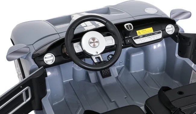 Elektrické autíčko Ford GT sivé