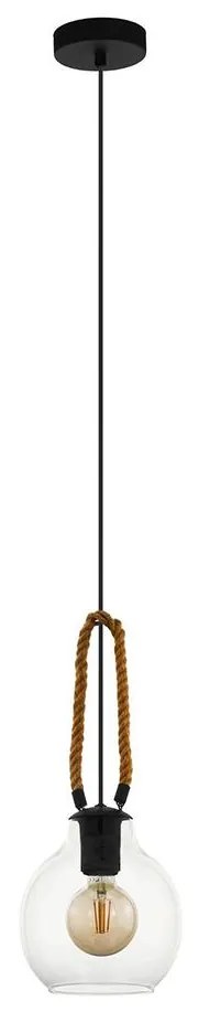 Eglo 43617 - Luster na lanku RODING 1xE27/40W/230V