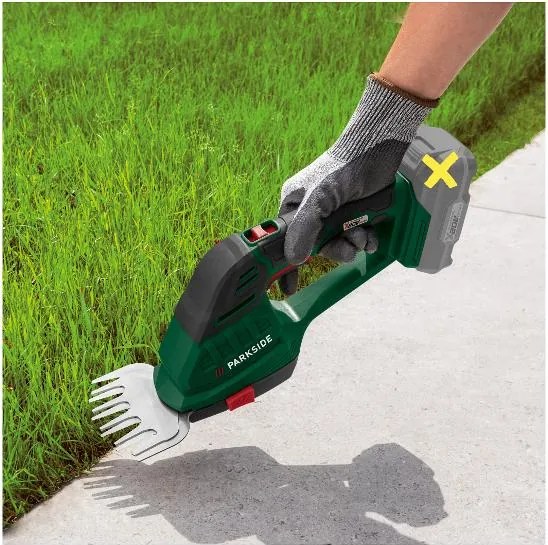 Parkside®  Aku nožnice na trávnik a živý plot 20 V Pags 20-Li A1 – bez akumulátora  (100398586)