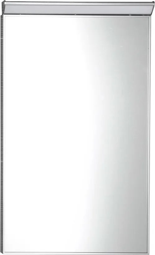 Bora AL746 zrkadlo v ráme s LED osvetlením a vypínačom 40x60 cm