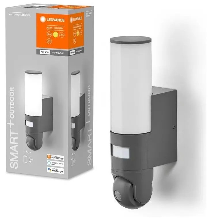 Ledvance - LED Svietidlo so senzorom a kamerou SMART+ LED/16W/230V Wi-Fi IP44 4058075564602
