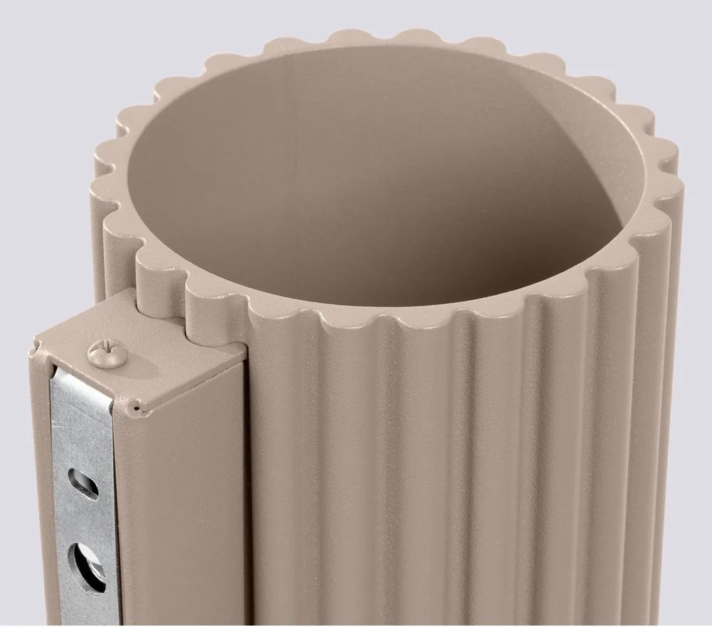 Taupe nástenné svietidlo ø 10 cm Zora – Sollux