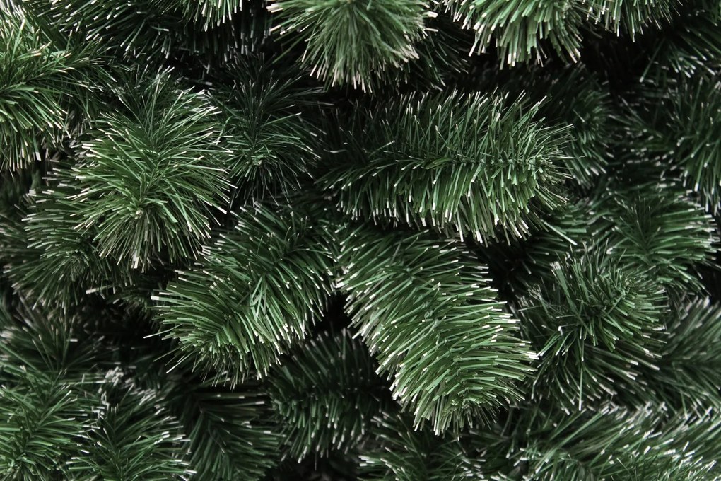 JAKS VIANOČNÝ STROMČEK JEDĽA LUX - ZELENO - BIELA 100CM