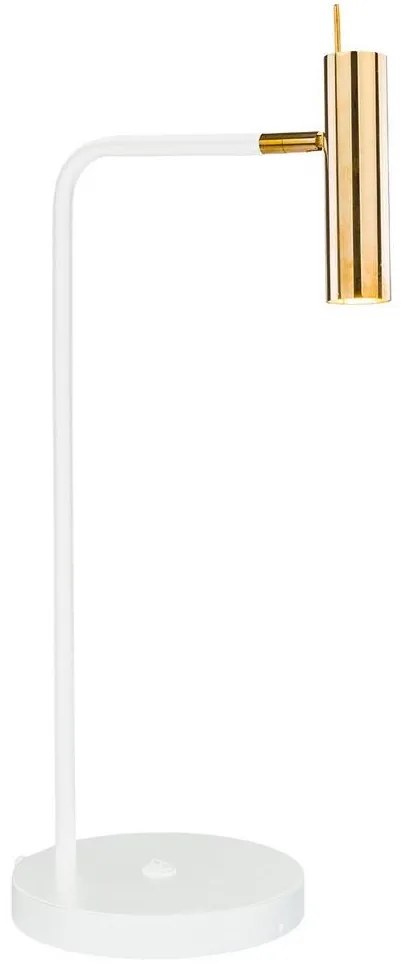 Amplex 8907 - Stolná lampa AMOS 1xGU10/15W/230V biela