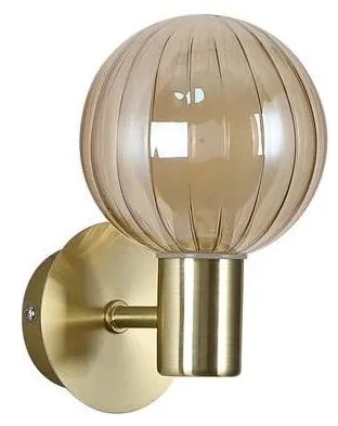 Searchlight 30506GO - Nástenné svietidlo LUMINSPHERE 1xG9/7W/230V mosadz