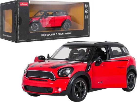 Model auta MINI Countryman 1:24 RASTAR červené