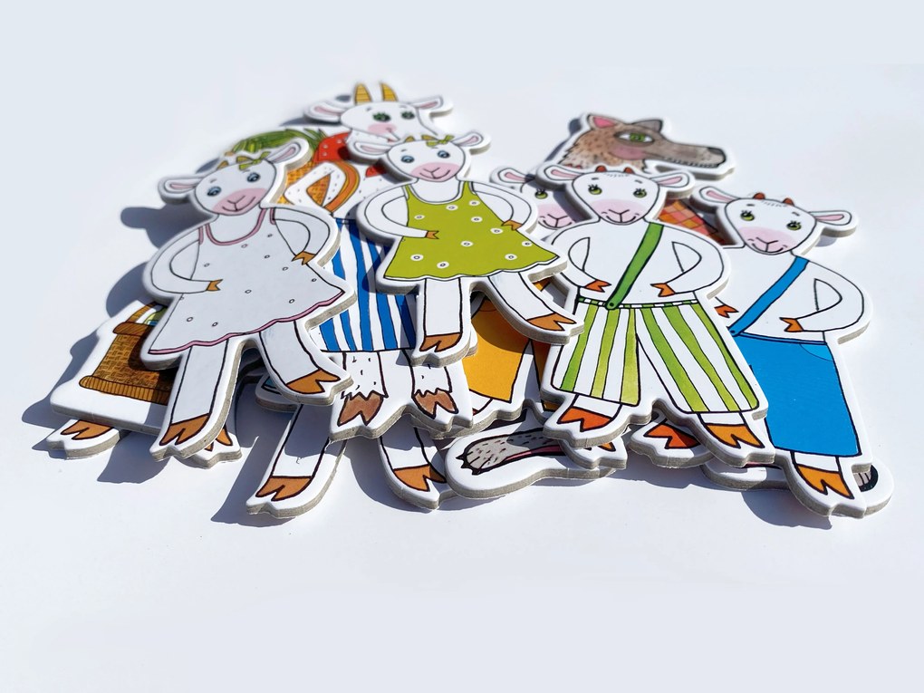 MARIONETINO – Vlk a kozliatka – bábky 9 ks