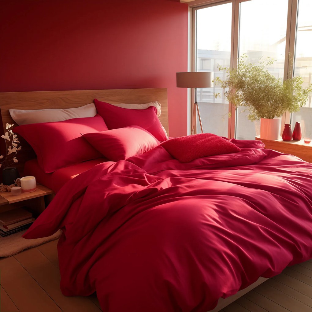 SATÉNOVÁ OBLIEČKA NA VANKÚŠ 039 50X60 CM KORALOVÁ