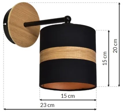 Nástenné svietidlo TERRA 1xE27/60W/230V