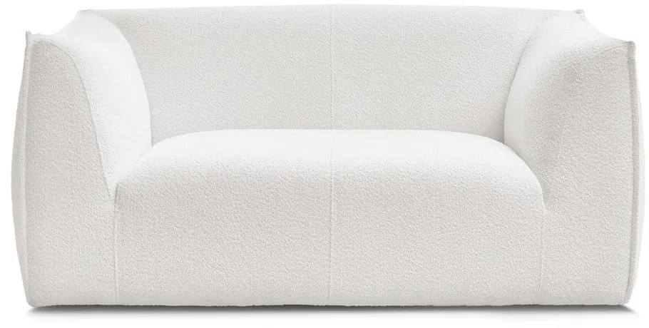 Biela pohovka z textílie buklé 170 cm Giorgia – Bobochic Paris