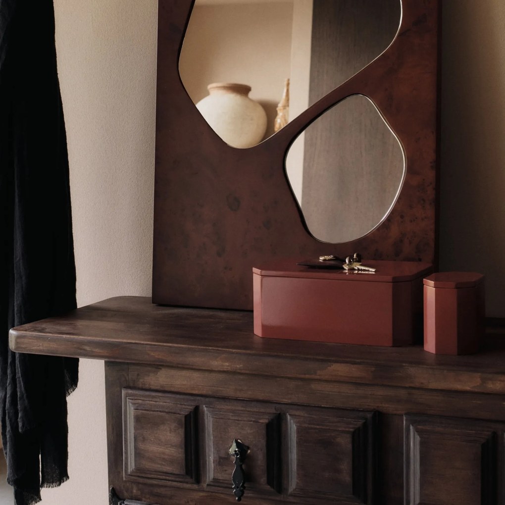 Ferm Living Úložný box Nova 25 x 15 picante red