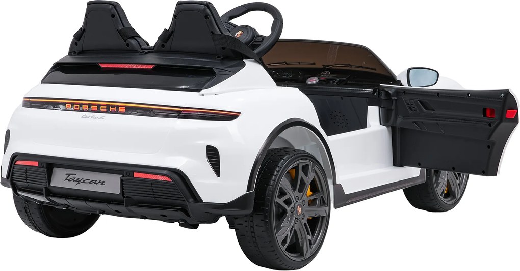 Ramiz Porsche Taycan Turbo S biele autíčko