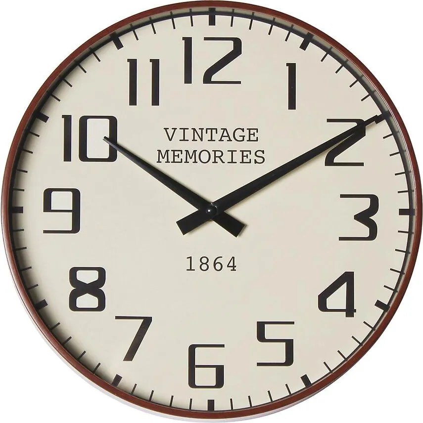 Nástenné hodiny RETRO fi 30x4 cm-MC