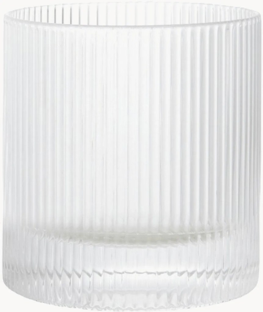 Ručne fúkané sklenené poháre Ripple, 2 ks, 250 ml