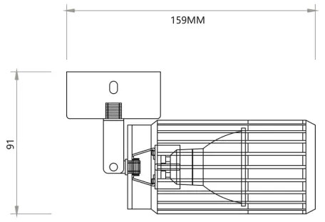 Bodové svietidlo VERTICAL 1xGU10/8W/230V biela