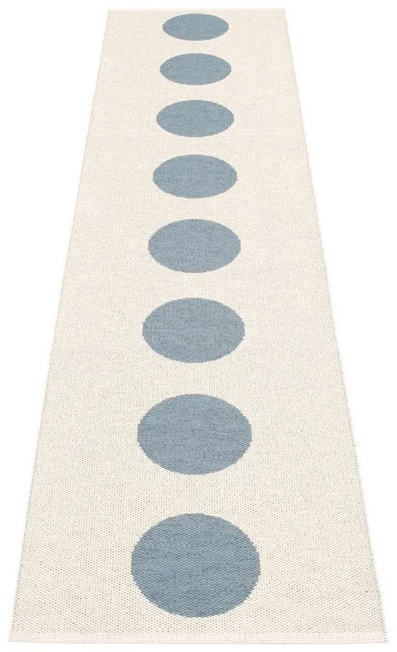 Svetlomodrý vnútorný a vonkajší behúň 70x300 cm Vera Storm – Pappelina