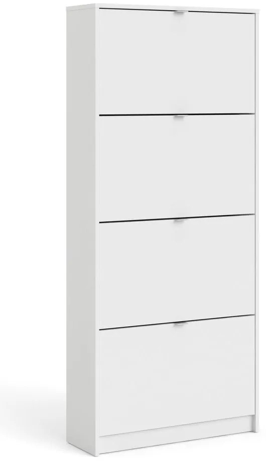 Biela výklopná skrinka na topánky Shoes – Tvilum