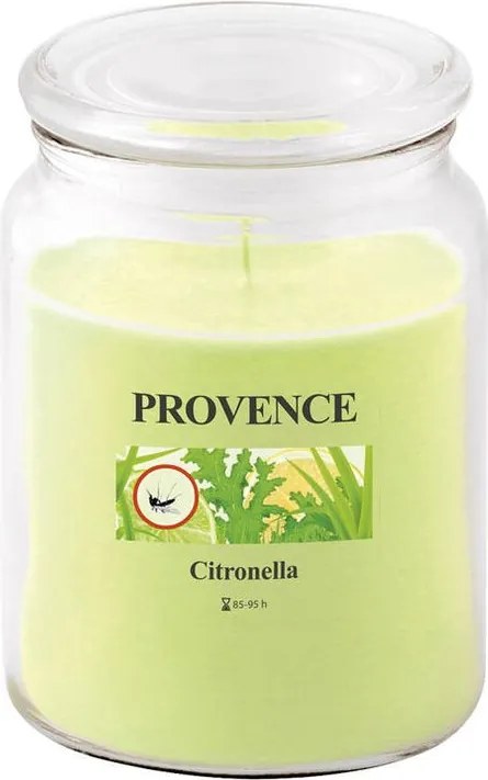 Repelentná sviečka v skle CITRONELA
