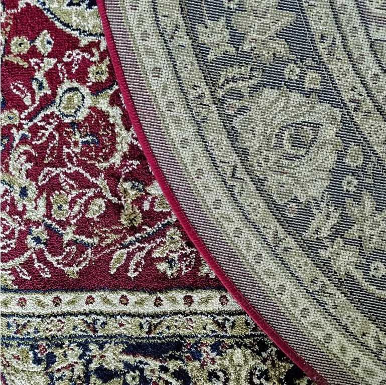 DY Červený oválny orientálny koberec Exclusiv 03 N Rozmer: 160x220 cm