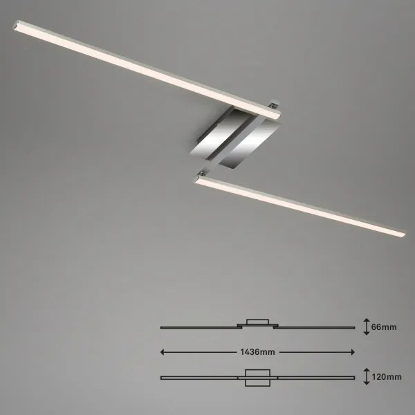 Briloner 3500-018 - LED Prisadený luster STAFF 2xLED/6W/230V