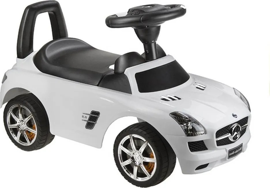 LEAN CARS Detské odrážadlo Mercedes-Benz SLS AMG biele