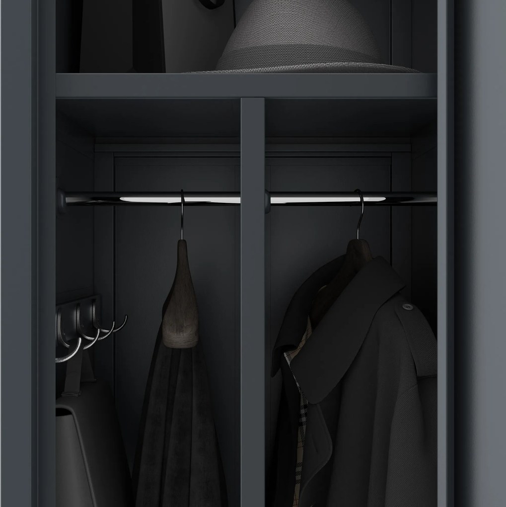 Kovová pracovná skriňa KACPER 1 Plus 400 x 1800 x 500 mm