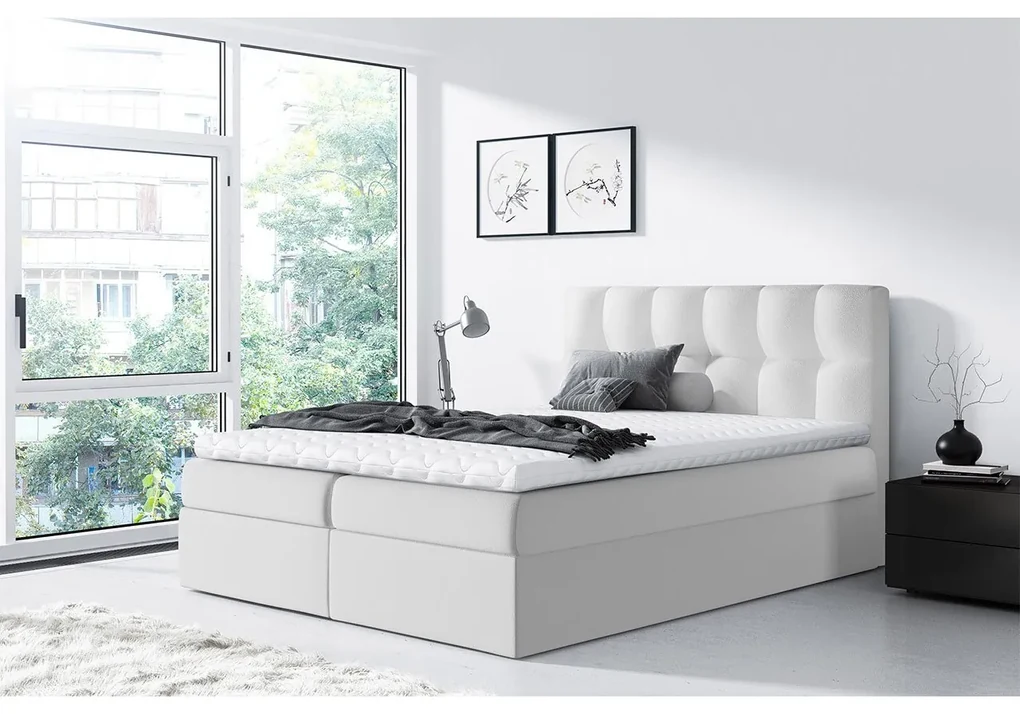 Kontinentálna posteľ Apolon, Rozmer postele: 140x200, Dostupné poťahy: Rico 23