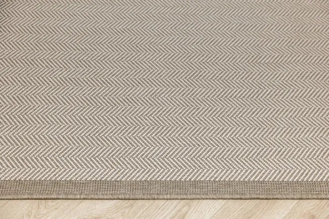Šnúrkový obojstranný behúň Brussels 205681/10610 Linen krémový / béžový