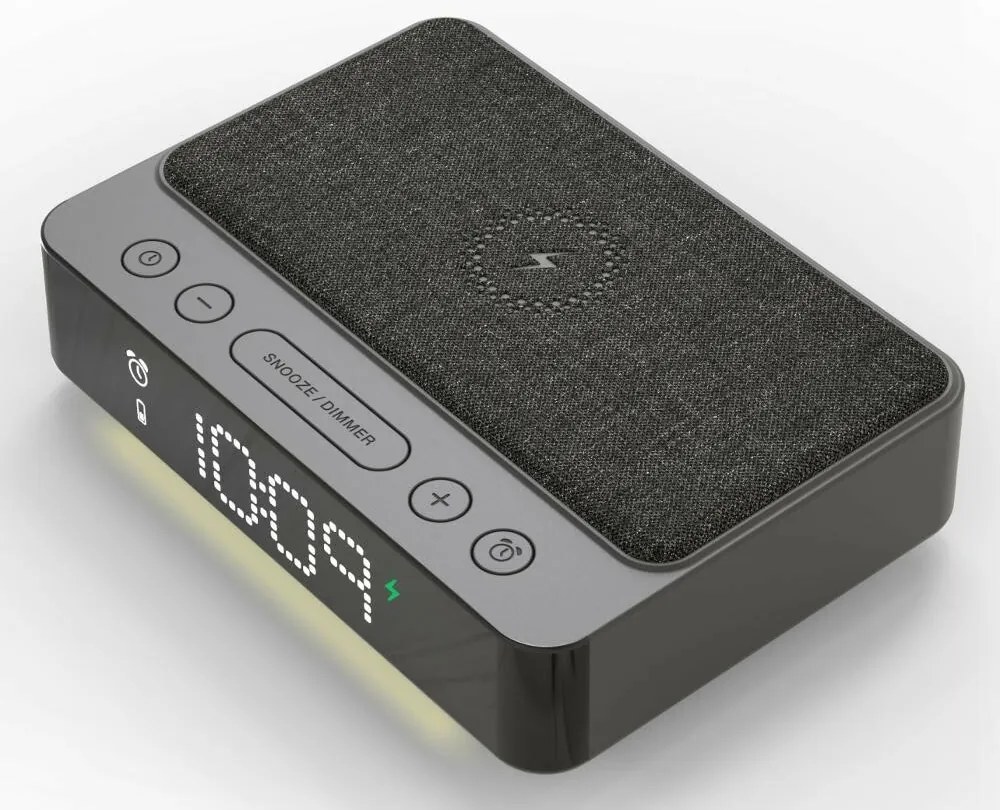 Sencor Digitálny rádiobudík s bezdrôtovou nabíjačkou