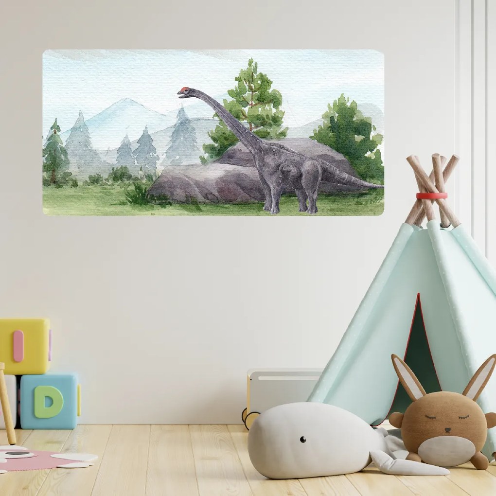 60x120cm Dinosaurus - textilná nálepka na stenu