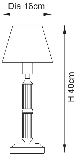 Endon 114842 - LED Stm. nabíjacia stolná lampa MORTON LED/1,5W/5V mosadz/ružová
