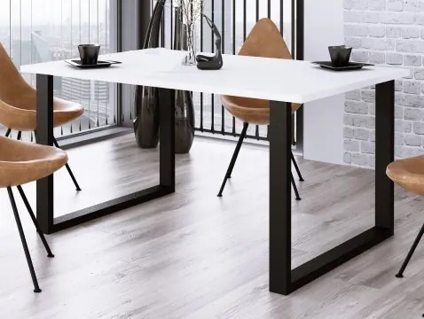 Jedálenský stôl Imperial 185x90 cm, biely%