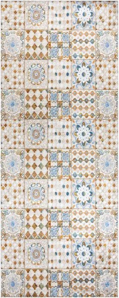 Protišmykový koberec / behúň ANDRE 53010 béžový / modrý