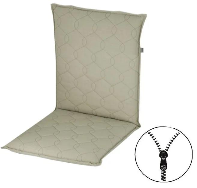 Doppler FUSION 2716 stredný - polster na záhradnú stoličku a kreslo, bavlnená zmesová tkanina