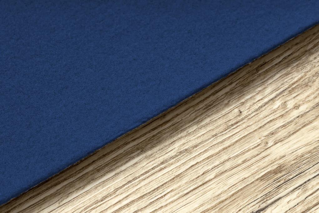 Protišmykový pogumovaný koberec RUMBA 1380 modrý