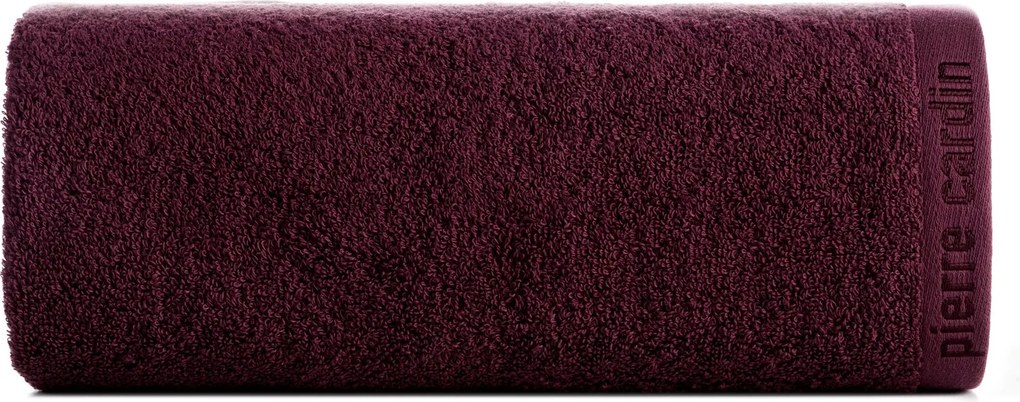 BAVLNENÝ UTERÁK PIERRE CARDIN EVI 70X140 CM BORDOVÁ