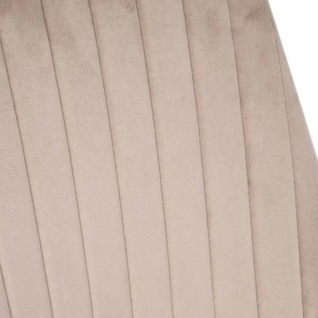 Stolička LOUIS zamatová béžová ALL 823966