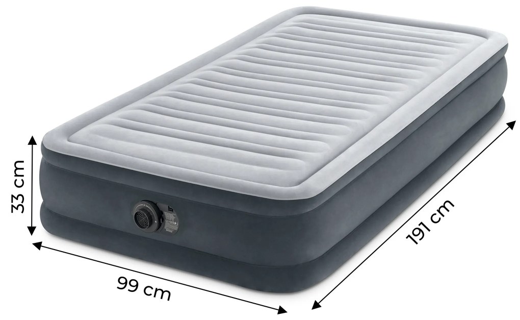 Intex Posteľný matrac 191x99 cm s pumpou pre 1 osobu Comfort 67766ND