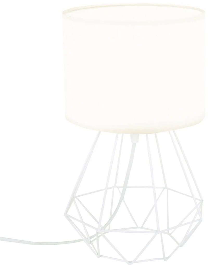 Stolná lampa Indigo, 1x textilné tienidlo (výber zo 7 farieb), (výber z 3 farieb konštrukcie)