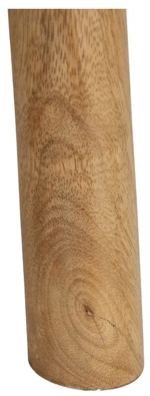 Okrúhly odkladací stolík z mangového dreva ø 40 cm Mao – Ixia