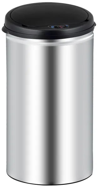 Bezkontaktný Jumbo koš XL 50 litrov strieborna